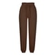 thumbnail image 4 of Pantalones de algodón y lino elásticos de color sólido informales a la moda para mujer Pompotops  ulkah939753, 4 of 5