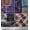 Dark Purple, variant on Soimoi Poly Georgette Fabric Ogee & Mandala Patchwork Print Fabric by The Yard 42 Inch Wide