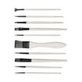 thumbnail image 1 of Nylon Wool Paintbrush, Multiple Sizes Soft And Flexible Comfortable Grip Paint Brushes Set  For Practice Drawing, 1 of 8