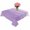 White Purple, variant on Black White Ombre Table Cloth Waterproof Tablecloths, Vintage Minimalism Abstract Stripes Tablecloth Dining Table Cover for Kitchen Party Tabletop Outdoor, Square Tablecloth 60x60 Inch