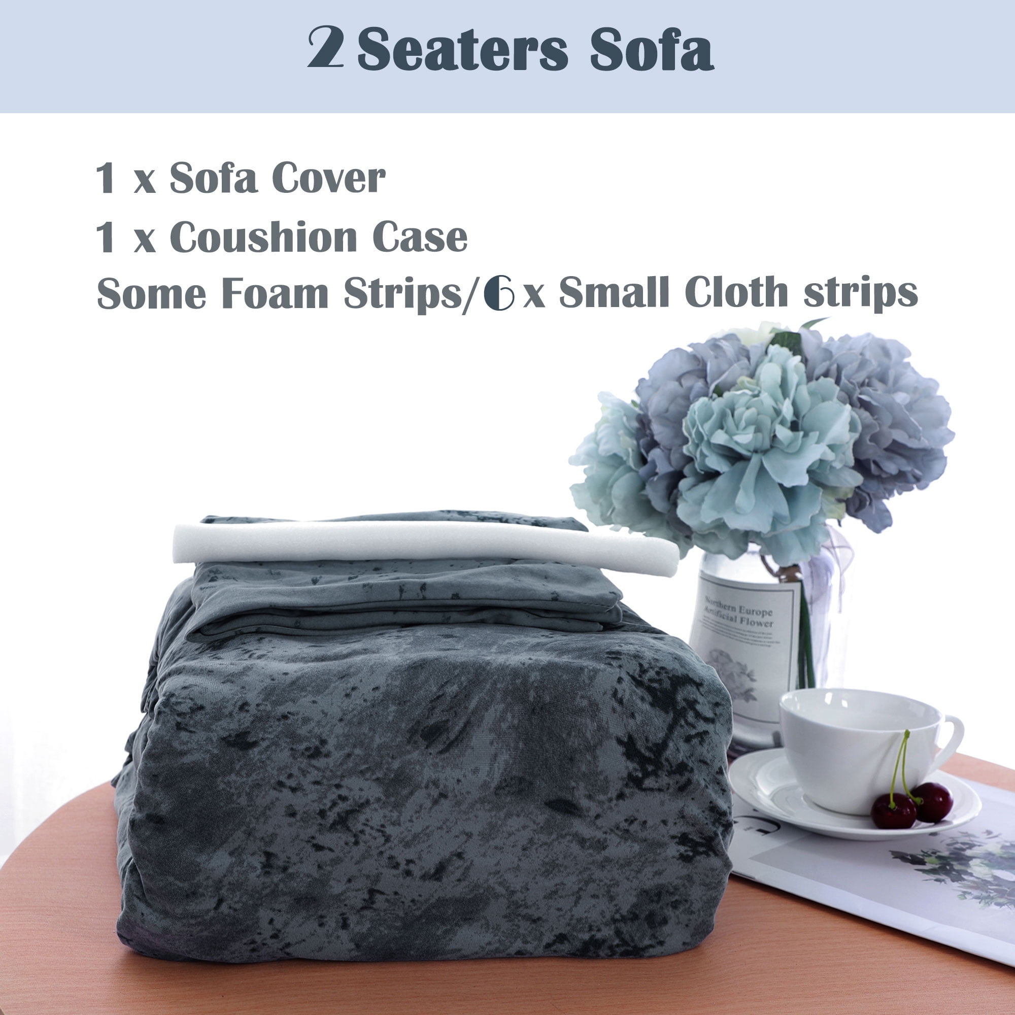 PiccoCasa Couch Covers Chair Covers Sofa Cover Stretch Sofa Slipcover Pattern 7 Loveseat-2 Seater 57"-72"