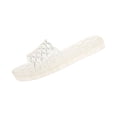 thumbnail image 3 of Willtoo Jelly Sandals for Women Colorful Jelly Flats Platform Water Slides Slip on House Slippers Wide Round Toe Lightweight Breathable No Slip Sandals, 3 of 5