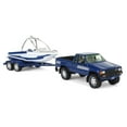 thumbnail image 2 of 1/64 1985 Toyota SR5 Pickup Truck Speed Boat Blue Johnny Lightning JLSP399, 2 of 5