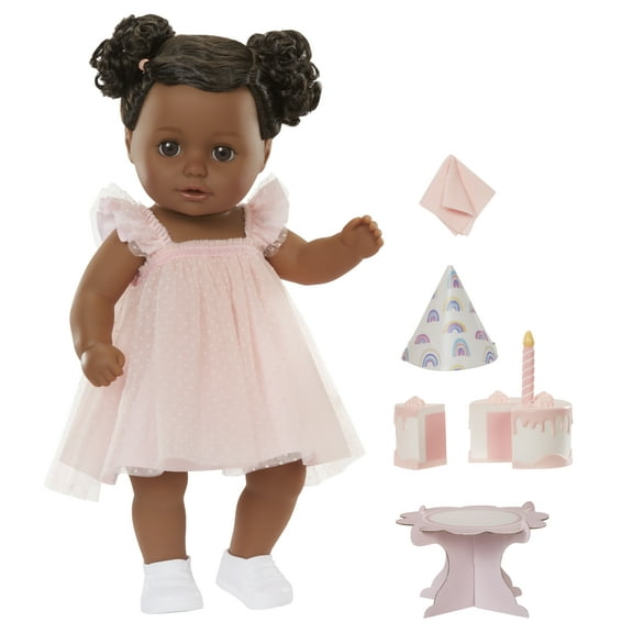 Baby Born Birthday Baby Doll Harper - Dark Brown Eyes, Kids Ages 3 