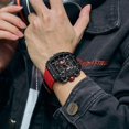 thumbnail image 3 of Men's Watch Fashion Sport Wrist Watches (Chronograph/Waterproof/Luminous/Calendar) Silicon Strap Quartz Watch for Men, 3 of 6