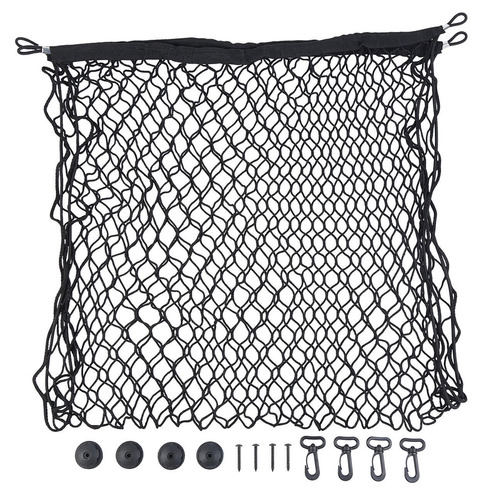 Mojoyce Car Trunk Cargo Net Holder Elastic Mesh Organizer Truck SUV