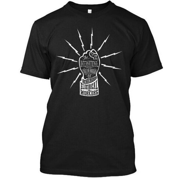 Ibew Clenched Fist T-Shirt Size S to 5XL
