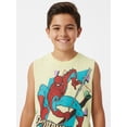 thumbnail image 4 of Spider-Man Boys Graphic Muscle Tank Top, Sizes 4-18, 4 of 7