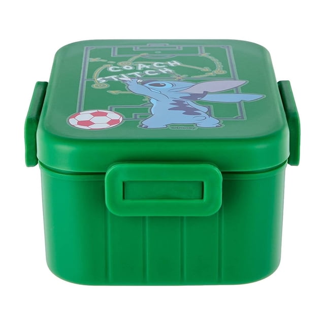 Contenedor Disney Stitch de Plástico con Tapa para Lunch