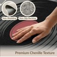 thumbnail image 6 of ODIKA 8'x10' Washable Area Rug Non-Slip Chair-Friendly Mat Music Contemporary Note Record Player Showcasing Sound Sphere for Dining Room, Large Office, Lounge, 6 of 7