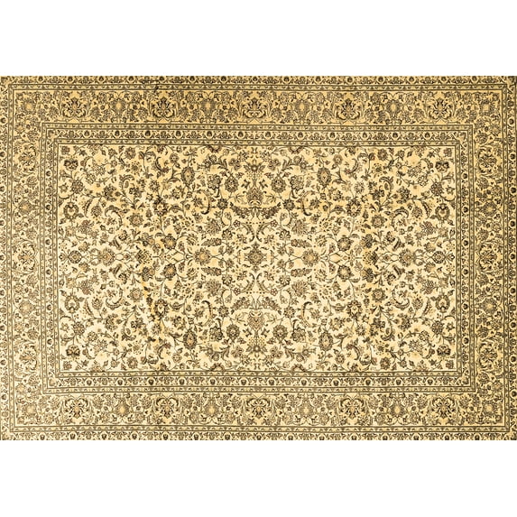 Ahgly Company Indoor Rectangle Persian Brown Traditional Area Rugs, 4' x 6'