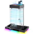 thumbnail image 4 of Soporte de Ventilador de Enfriamiento y Estación de Carga para el Controlador de Consola para con Almacenamiento de Luz de Color RGB con de Ventilador, 4 of 7