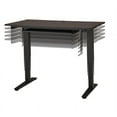 thumbnail image 4 of Techni Mobili Alto Sit-To-Stand Workstation Computer Desk in Hickory, 4 of 6