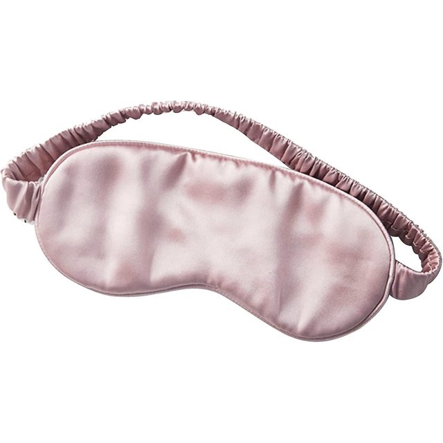 CHAO Mascarilla de noche para dormir de seda Natural pura, parche ocular de seda Mrier de 19 Mommes para dormir, suave, cómodo, opaco, con los ojos vendados, mujeres/hombres/adultos