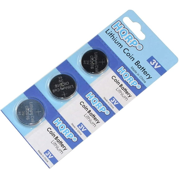 HQRP 3-Pack Coin Lithium Battery for Timex Watch Ironman Run / Ironman