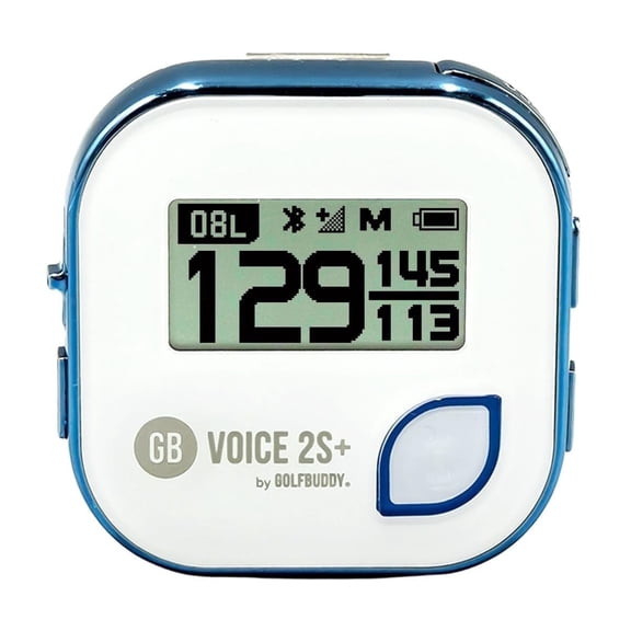 GolfBuddy Voice 2S Talking GPS Golf Rangefinder 18hr Battery Blue - Brand New