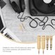 thumbnail image 1 of Luxshiny 4Ud Conector Convertidor De Audio Dorado De Cobre Para Guitarra Y Audio En El Hogar, 1 of 6