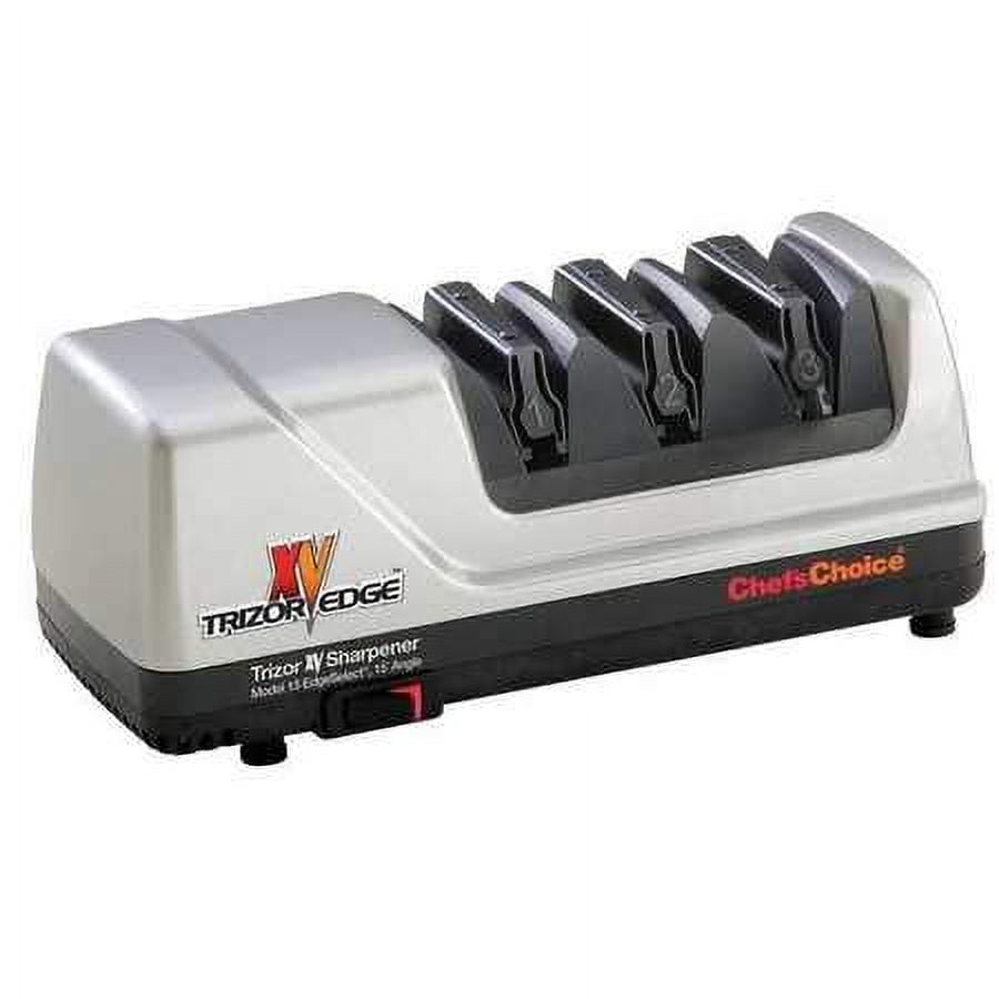 Chef'sChoice 1520 Professional Electric Knife Sharpener for Kitchen Cooking, Straight Edge and Serrated Knives, White - Walmart.com Chef'sChoice 1520 Professional Electric Knife Sharpener for Kitchen Cooking, Straight Edge and Serrated Knives, White - Walmart.com