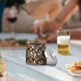 thumbnail image 5 of Yayeee Ashtray with Lid for Cigarette Smokeless Stainless Steel Home Ash Holder, Metallic Flower, 5 of 7