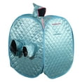 thumbnail image 4 of Tienda de campaña portátil para Sauna perfecl Doble cremallera cuerpo completo Azul, 4 of 8