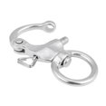 thumbnail image 3 of 2Pcs Snap Shackle Stainless Steel 316 Buckle Brace Ring Useful Tool Round Ring Shackle 76mm, 3 of 3
