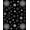 Black, Pattern 2, variant on ODIKA 4'x6' Machine Washable Non-Slip Area Rug, Pentagram Holiday Tree Skirt featuring Mystical Symbol Constellation Design High Traffic Rug, Black, 740738