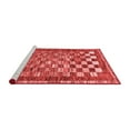 thumbnail image 2 of Ahgly Company Machine Washable Indoor Rectangle Checkered Red Modern Area Rugs, 6' x 9', 2 of 4
