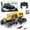 Yellow, variant on 1:12 Large Amphibious Remote Control Car Monster Truck, 8WD All Terrain Waterproof RC Toy 7.4V High-Speed Remote Control Car for Boys Girls Ages 6-12