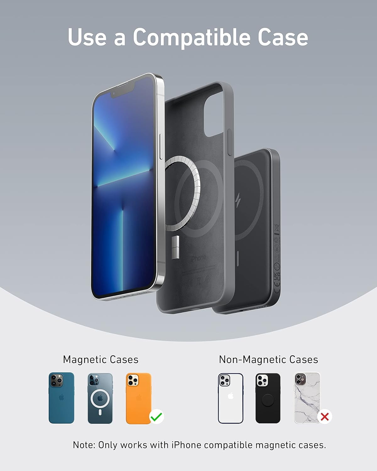 621 Magnetic Portable Charger (MagGo), 5,000 mah wireless power bank