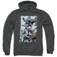 thumbnail image 1 of Batman-Punch - Adult Pull-Over Hoodie - Charcoal, Medium, 1 of 1
