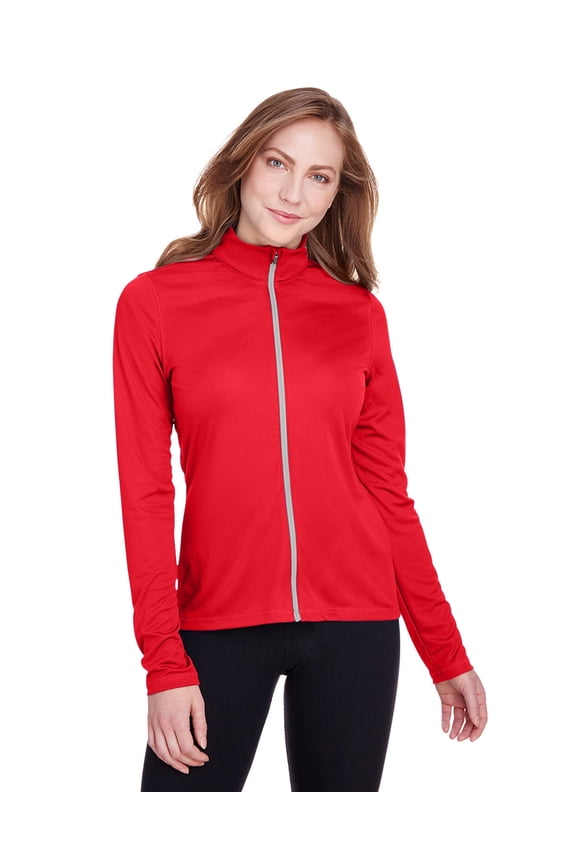 Golf Ladies' Icon Full Zip , HIGH RISK RED, S
