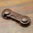 thumbnail image 6 of No Drill Door Lock, Door Safety Lock, Safety Door Lock, 3 in Length, Finger Pinching, Nursery, Sky Blue, 1 Pc, 6 of 7