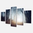thumbnail image 1 of Designart - Arbres Magiques dans une Forêt Mystérieuse - Toile Murale Moderne de Forêt, 1 of 1