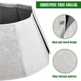 thumbnail image 6 of Deago Christmas Tree Collar, 27" D Crystal Christmas Tree Skirt, Foldable Christmas Tree Ring, Handmade Xmas Tree Stand Base Cover for Christmas Tree Decoration, 6 of 9