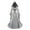 Silver, variant on Women Retro Renaissance Dresses Medieval Costume Lace Up Irish Over Dress Peasant Fairy Dress Ball Gown Halloween Dresses Z Green XX-Large