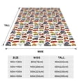 thumbnail image 3 of Sikiie Transport Ultra-Soft Micro flannel Blanket Luxury All Seasons Warm Blanket for Bedding Sofa and Travel (4 sizes)-80"x60", 3 of 7