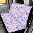 thumbnail image 5 of Pzuqiu Cute Daisy Auto Seat Cover Pack of 4, Automotive Interior Decor Trendy Accessories Car Front Seats and Rear Bench Cove Fashion Auto Interior for Car Sedan Auto Truck SUV, 5 of 7