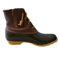 thumbnail image 3 of Sperry Women's All Weather Water Resistant Saltwater Duck Boots (Saltwater Tan/Dark Brown, 6.5), 3 of 6