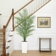 thumbnail image 2 of Yeshouse Palmera artificial en maceta blanca, palmera areca artificial para decoración del hogar, plantas de interior realistas, planta de suelo para sala de estar y oficina, sin mantenimiento, 2 of 7