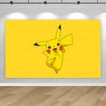 thumbnail image 2 of Fondo de Pokémon Pikachu Poke Ball para fiesta de cumpleaños de niño y niña, pancarta colgante para pared, decoración para baby shower, dormitorio, regalo, 2 of 5