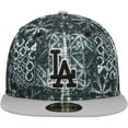 thumbnail image 2 of Men's New Era Black Los Angeles Dodgers Sands 59FIFTY Fitted Hat, 2 of 6