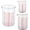 2Cup/4Cup/8Cup, variant on High Borosilicate Glass Measuring Cup-V-Shaped Spout,Glass Measuring Beaker for Kitchen or Restaurant, Easy to Read, 60 ML (2 Oz)-Pack of 2