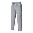 thumbnail image 2 of BinBiL Men's Elastic Waist Hiking Pants Water Resistant Quick-Dry Lightweight Outdoor Sweatpants with Pockets Gray XS(XS), 2 of 4