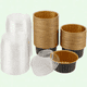 thumbnail image 1 of Paquete de 100 vasos de aluminio de 113 g con tapa, moldes desechables para tartas de 125 ml, moldes redondos para cupcakes, ideales para el hogar, fiestas, bodas y Navidad., 1 of 5
