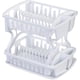 thumbnail image 1 of Organiza tu cocina con el Escurridor de Platos de 2 Pisos en Plástico. No se oxida, incluye charola escurridora y portacubiertos. ¡Cómpralo en Walmart!, 1 of 6