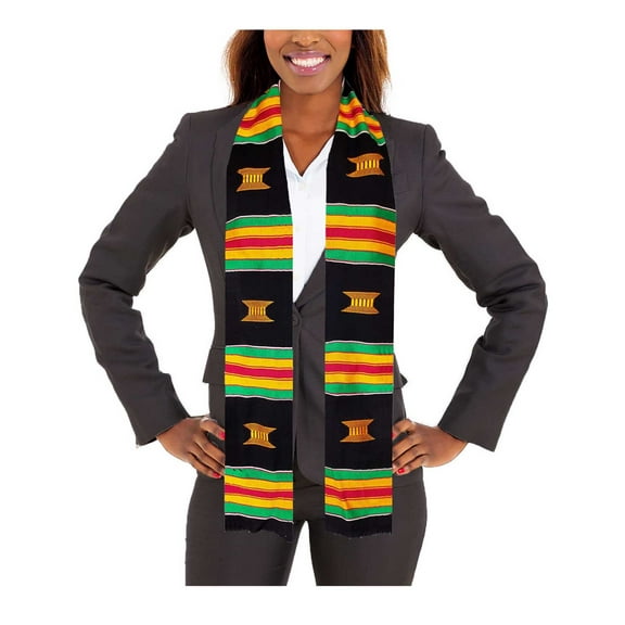 Kente Hand Woven Kente Cloth Graduation Stole / Sash