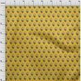 thumbnail image 4 of oneOone Cotton Flex Yellow Fabric Block Craft Projects Decor Fabric Printed By The Yard 40 Inch Wide, 4 of 5