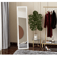 thumbnail image 3 of Full Size Floor Mirror, Full Length Glass Mirror, Freestanding or Wall Mounted Dress Mirror, White Full Length Mirror,Mdf Tall Mirror, Household Supplies & Décor Mirrors Full Length Mirrors, 3 of 6
