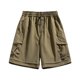 thumbnail image 2 of pstuiky Pantalones cortos para hombre, Pantalones cortos deportivos informales de moda para hombre, transpirables, con bolsillos laterales y cintura baja Pantalones cortos para correr para hombre, 2 of 4