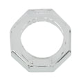 thumbnail image 5 of Saro Lifestyle Octagonal Shape Glass Crystal Napkin Ring (Set of 4), 5 of 5